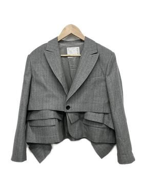 Sacai Gray Women's Jacket #321018S72B